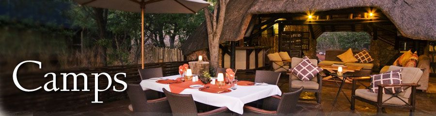 African safari lodge, safari camp