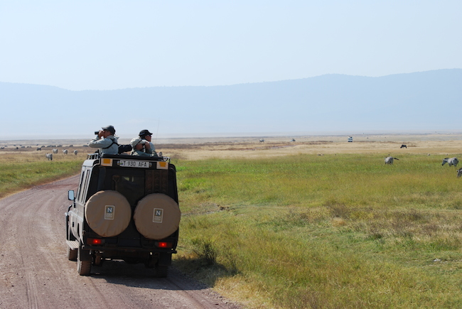 natural habitat adventures safari vehicle on the serengeti